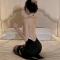 Black Silk Stockings