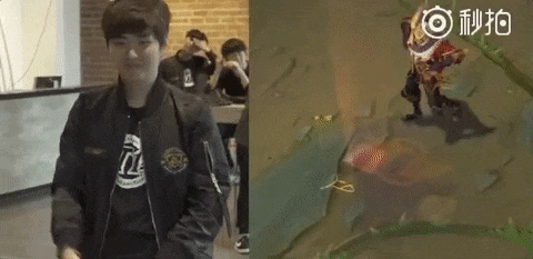 SKT冠军皮肤回城动画, 小黑有创意!faker最酷!然而最骚的还是他