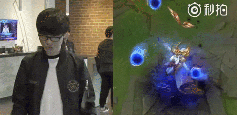 SKT冠军皮肤回城动画, 小黑有创意!faker最酷!然而最骚的还是他