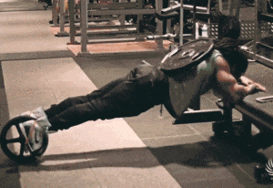 gif|练腹肌就服肌肉大屌哥!