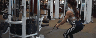 青岛大头 馆藏分类 动作6,站绳索划船,这个动作训练时从单侧开始训练