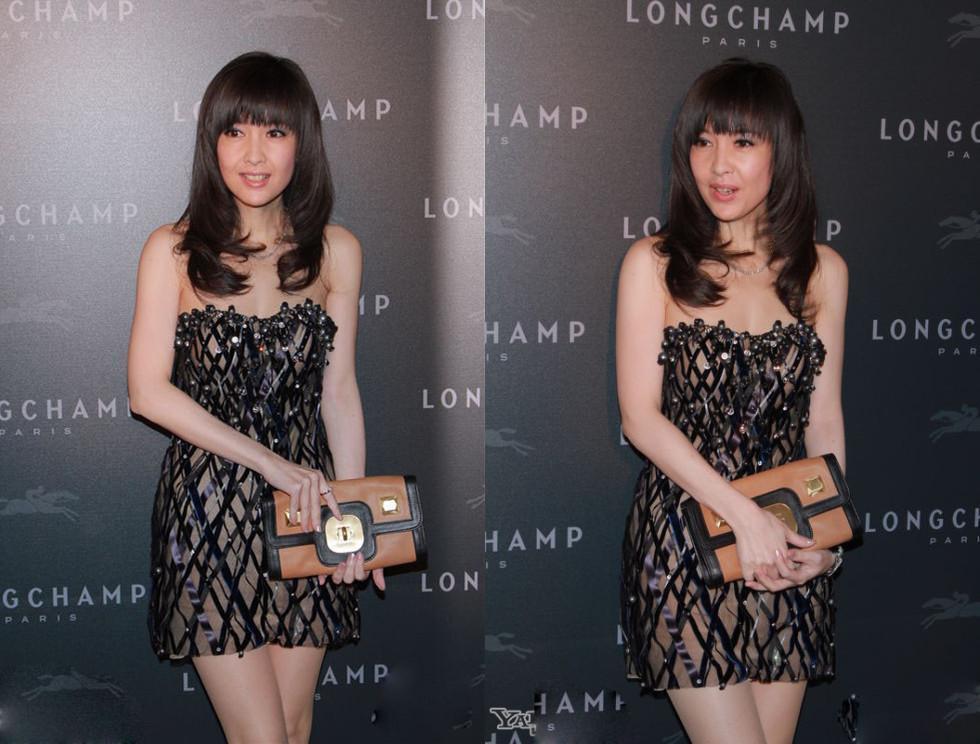 周慧敏穿衣愈发大胆了! 透视裙上全是洞, 网友: 倪震可早点回家吧