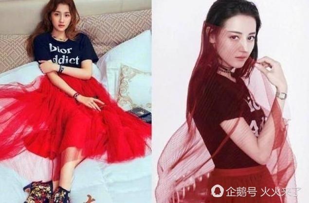 热巴花式撞衫半个娱乐圈, 保持不败战绩, 直到遇到马思纯