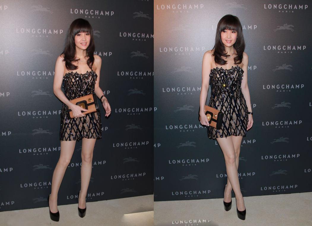 周慧敏穿衣愈发大胆了! 透视裙上全是洞, 网友: 倪震可早点回家吧