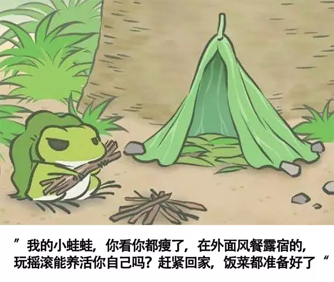 当你的蛙儿子开始沉迷于摇滚······