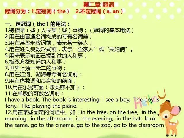 初中英语必考语法知识点汇总, 寒假就在家里学!