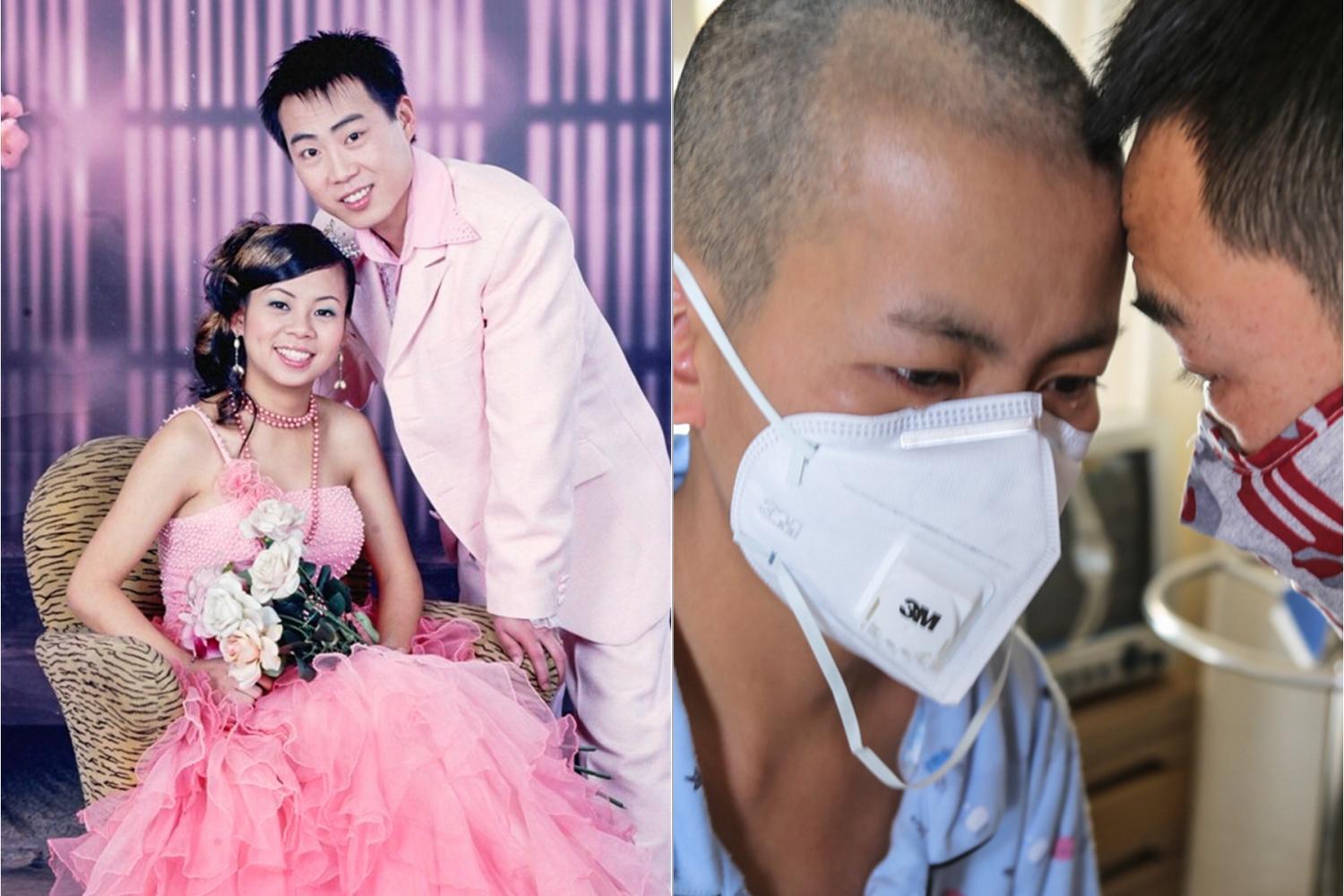 丈夫吸毒致家败血癌女子拒绝治疗 谁知回头浪子扛着妻子进了医院