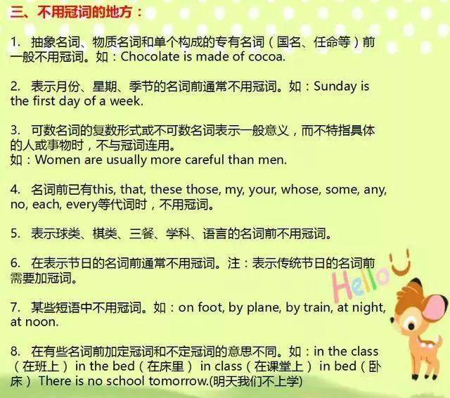 初中英语必考语法知识点汇总, 寒假就在家里学!