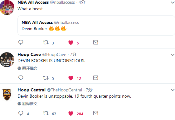 Kobe接班人!Booker連得19分殺死比賽,全場高喊MVP, 全美眾名記紛紛發推盛贊-黑特籃球-NBA新聞影音圖片分享社區