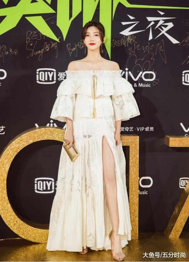 江疏影下半身裙子叉开都有点大, 网友: 简直无法忍受!