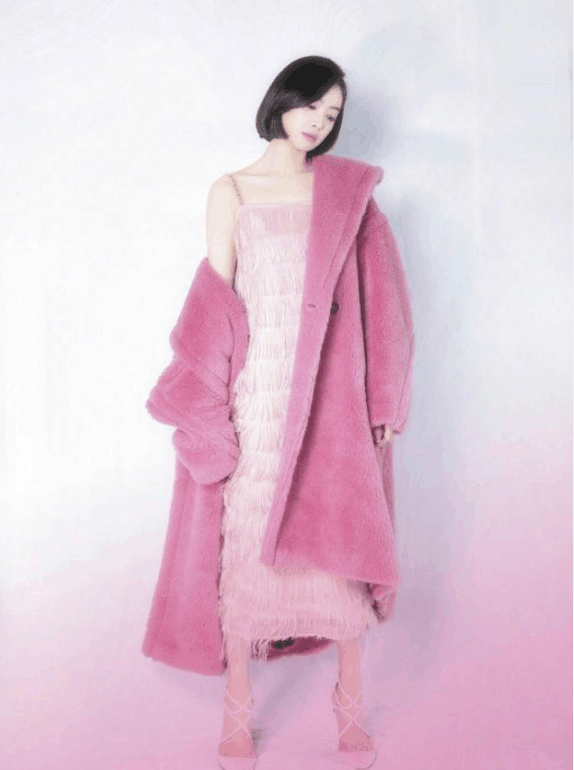 女星钟爱泰迪熊大衣! 倪妮穿的超可爱, 李冰冰