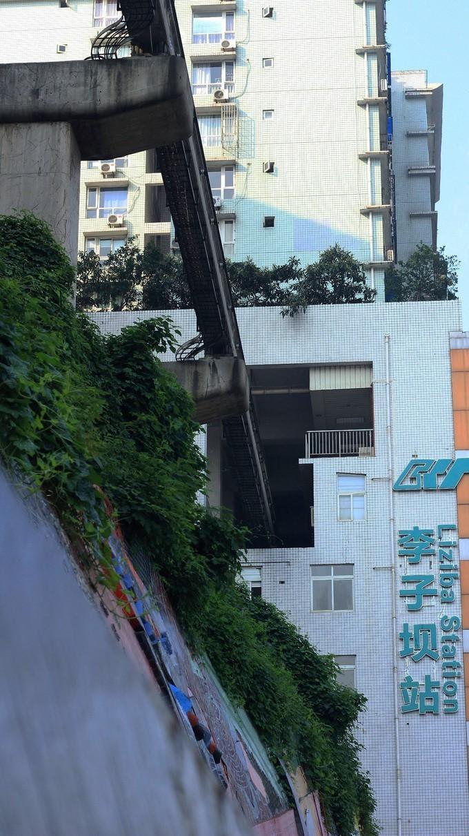 重庆|李子坝到佛图关的轻轨小景
