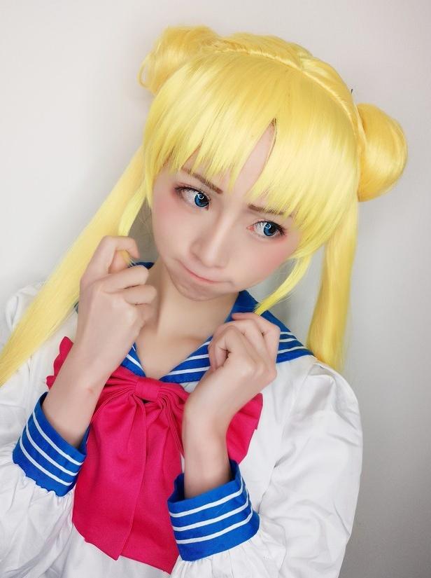 美少女战士coser,水汪汪的大眼睛