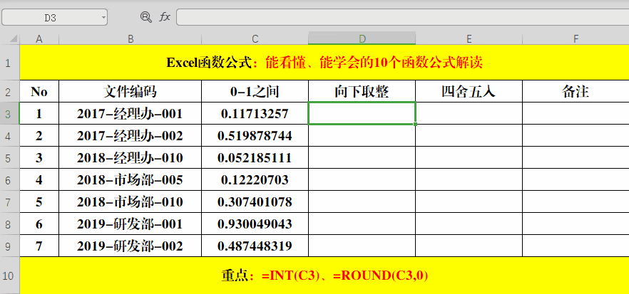 没有参数. (2),randbetween函数:=randbetween(最小值,最大值).