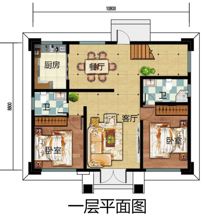 11米x14米房屋设计图,12x9米农村房屋设计图