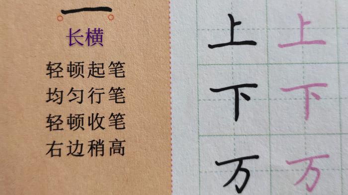 练字15个必练的笔画