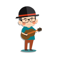 安仔弹吉他