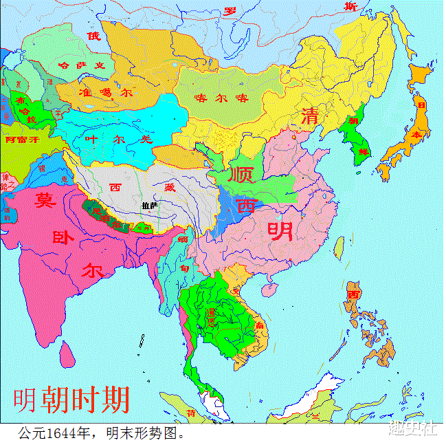 从后金到宣统皇帝退位,清朝百年版图变迁,奠定现代