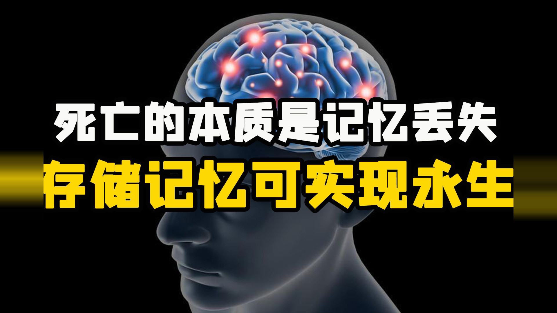 人类死亡的本质是记忆的丢失，倘若能储存记忆，就能实现永生！