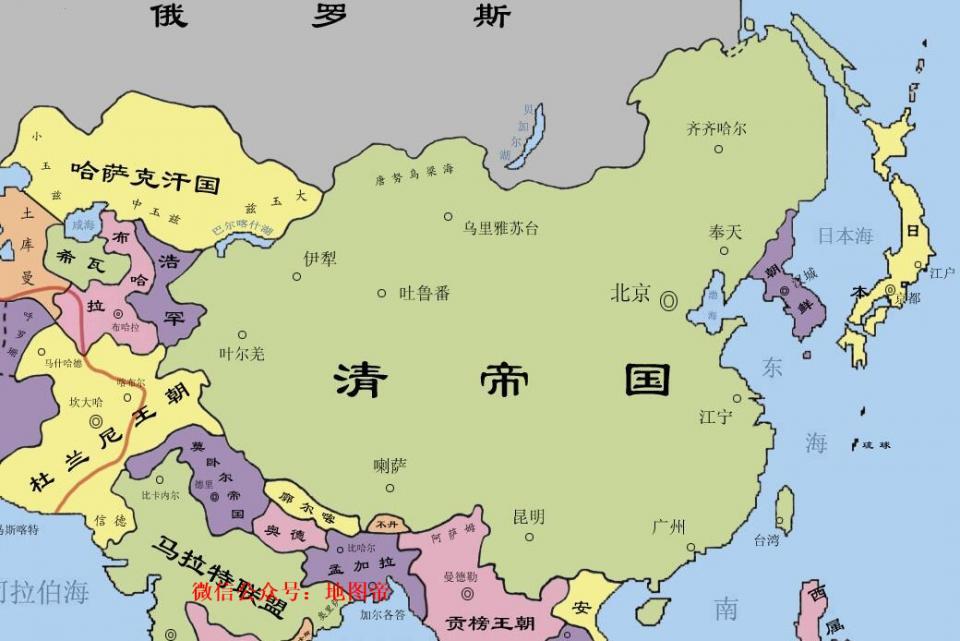 上下五千年,地图上的中华