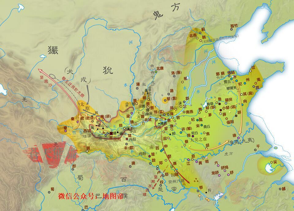 上下五千年,地图上的中华