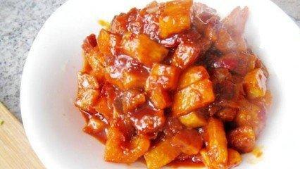 50多岁朝族大妈教你韩式特色菜, 韩式麻辣黄瓜条, 韩式红油豆丁!