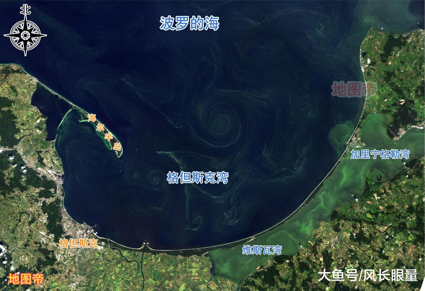 格但斯克湾，位于波罗的海南部的