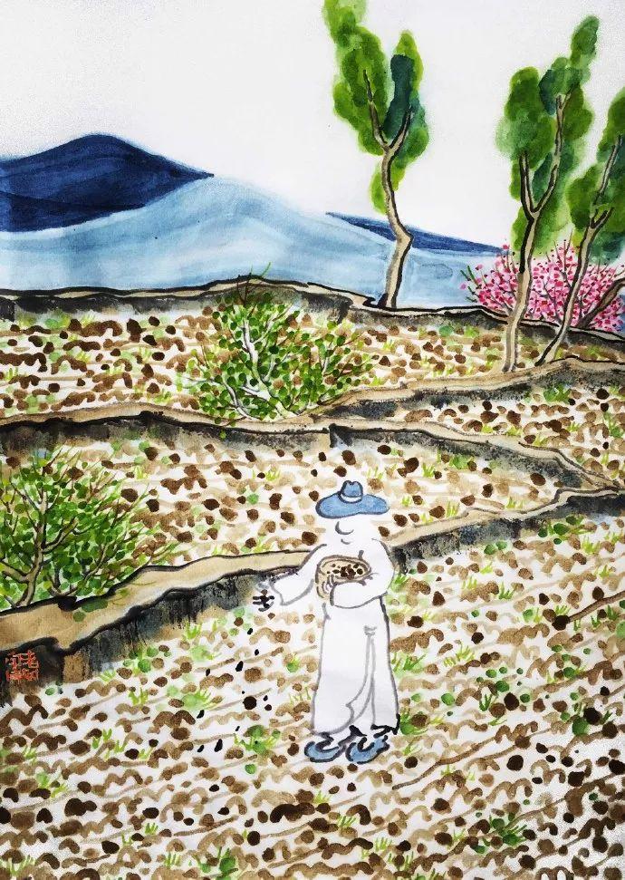 累了倦了后, 将身心交付于花草田园, 过花香鸟鸣的日子