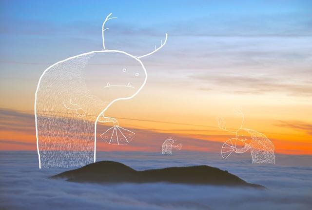 天空中存在的“空气生物”, 全是一位动画导演的杰作