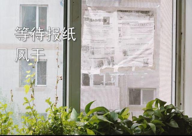一张旧报纸, 5分钟清洗纱窗, 过年大扫除再也不愁了!