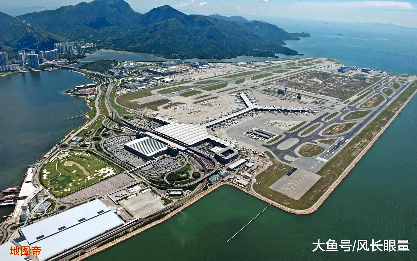 香港国际机场，位于我国香港特区