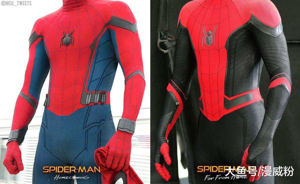 蜘蛛侠新旧战衣细节对比，看样子