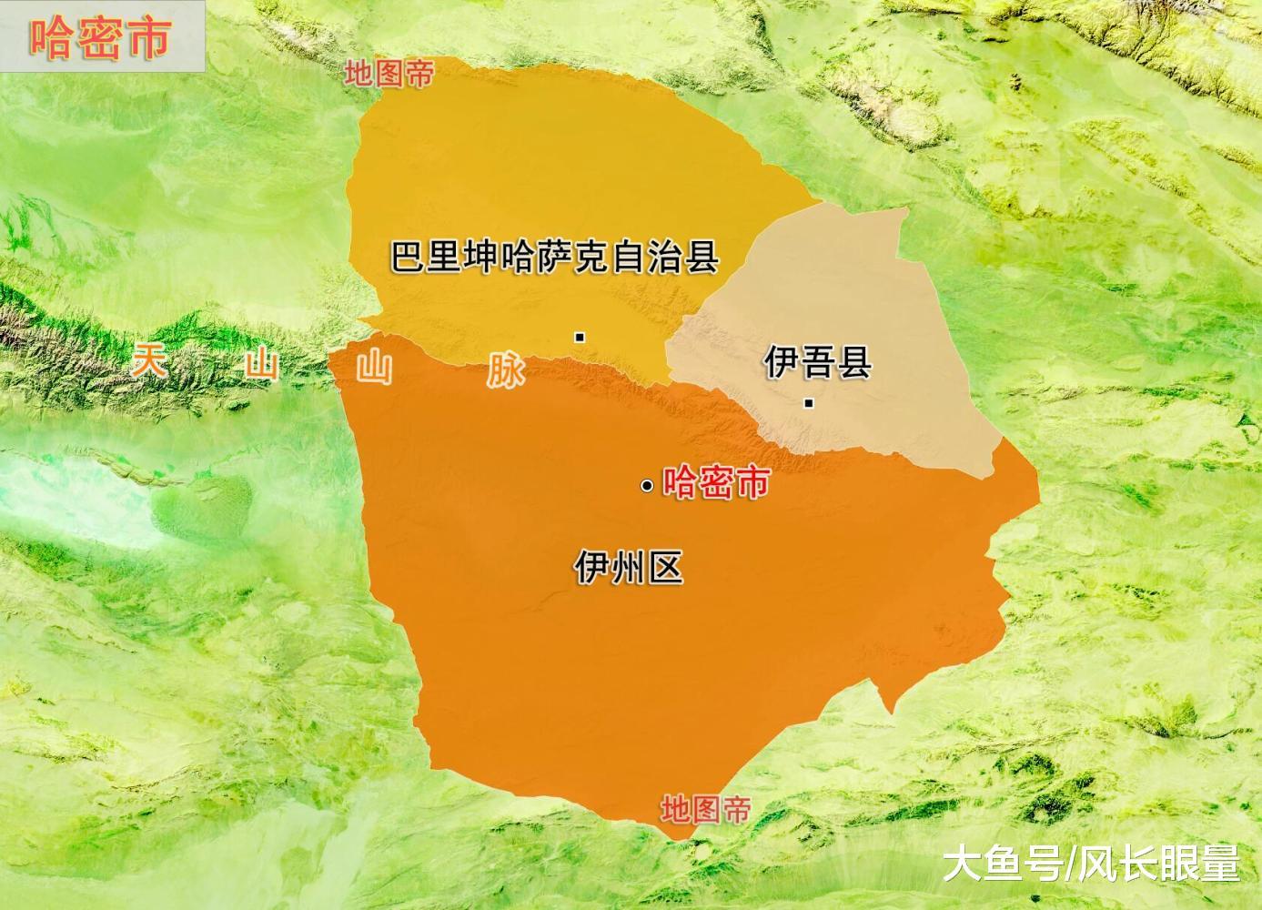 新疆哈密，好吃的瓜这里产。自古