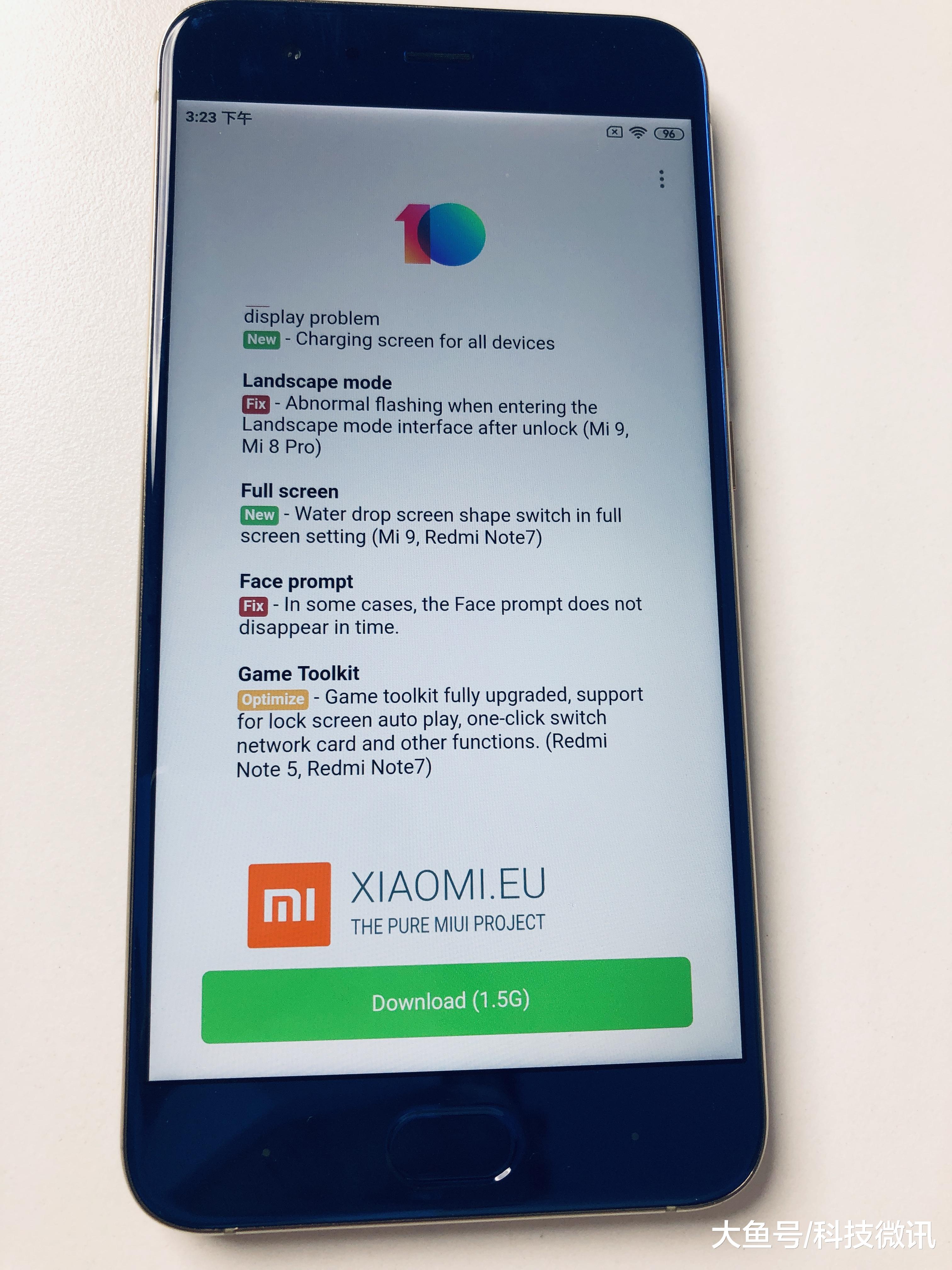 小米6 刷了欧版 MIUI 系