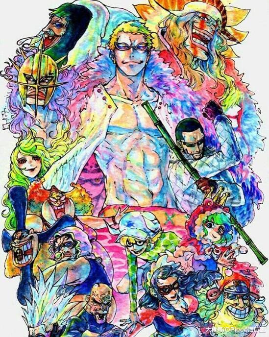 《海贼王》多弗朗明哥为首的堂吉