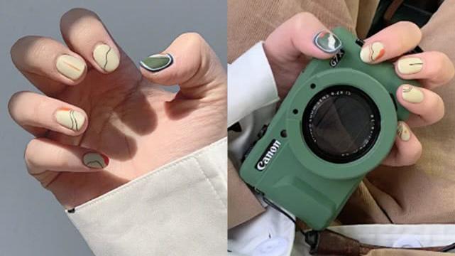 6款超显清新的磨砂美甲图片，夏日挑一款换上超美！