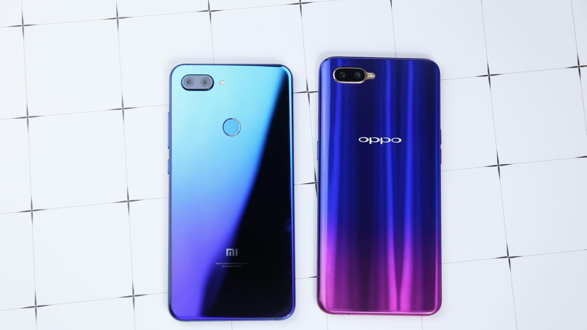 幕指纹与后置指纹的对决，OPPO K1和小米8青春版谁是你的菜？