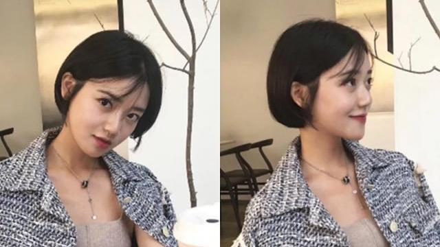 今夏很流行“耳下三分”短发，减龄甜美又显脸小