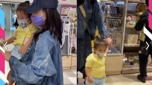 张柏芝|港媒公开张柏芝小儿子正面照，眉眼清秀像足小Q，不是混血儿