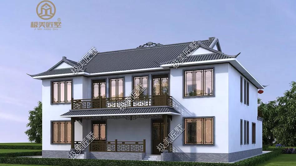 农村建房不要再建老土的欧式了，要建就建中式合院吧！