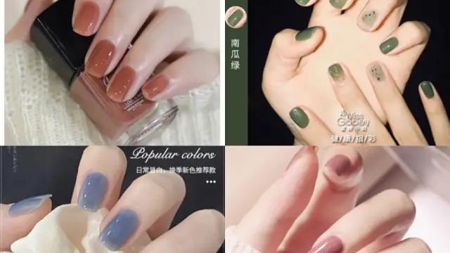 美甲|夏日裸色美甲，清新自然。