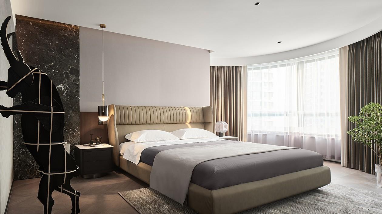 【鲁班装饰】招商雍和府138m2现代风格 摆脱平凡乏味