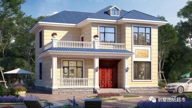 农村盖房选什么户型最合适？4套经典二层别墅设计，适合农村人