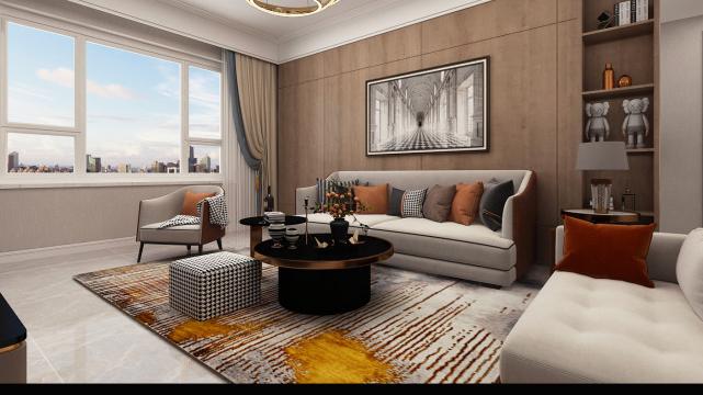 121平现代风三居室，收纳设计美观又实用