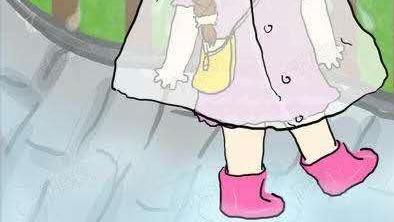 小学英语1  第4课 雨中趣事