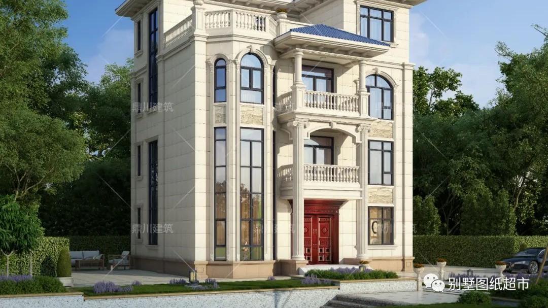 11×10米，四层农村别墅，复式客厅9间卧室，打造高品质生活