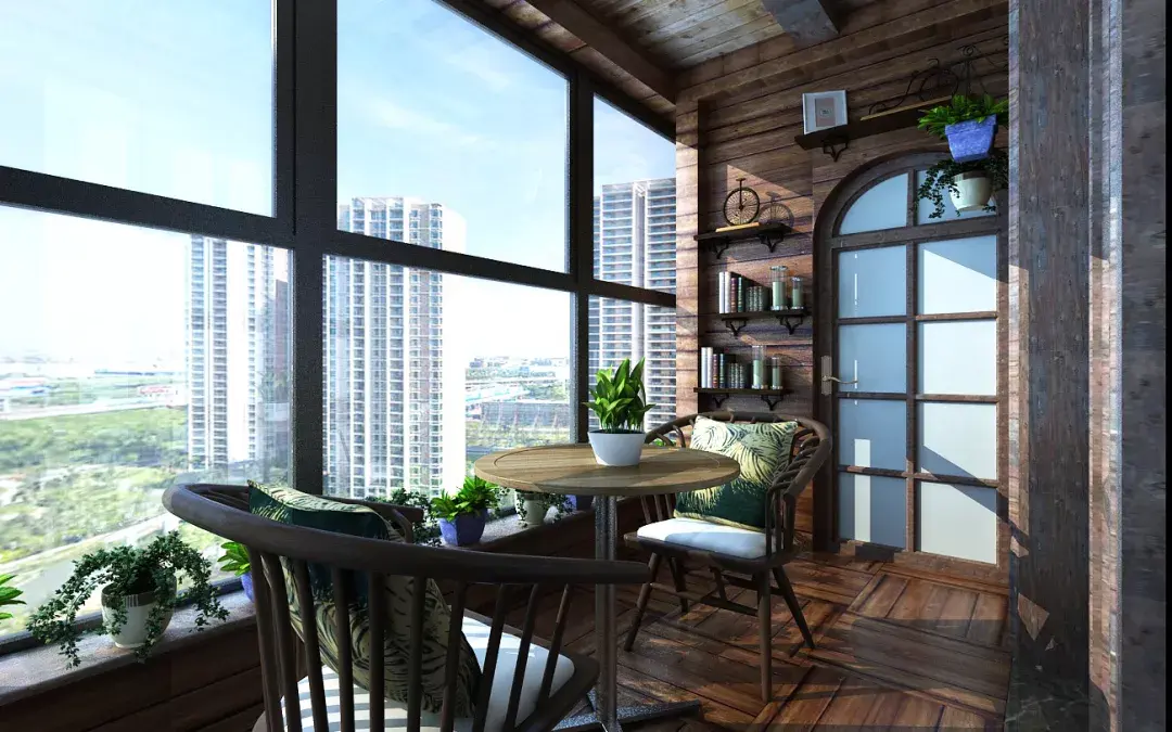 好几万的阳台你却用来堆杂物，晾衣服？太浪费了！