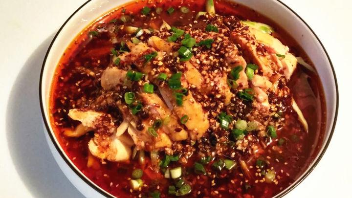 猪蹄|最好吃的口水鸡美食做法教程！