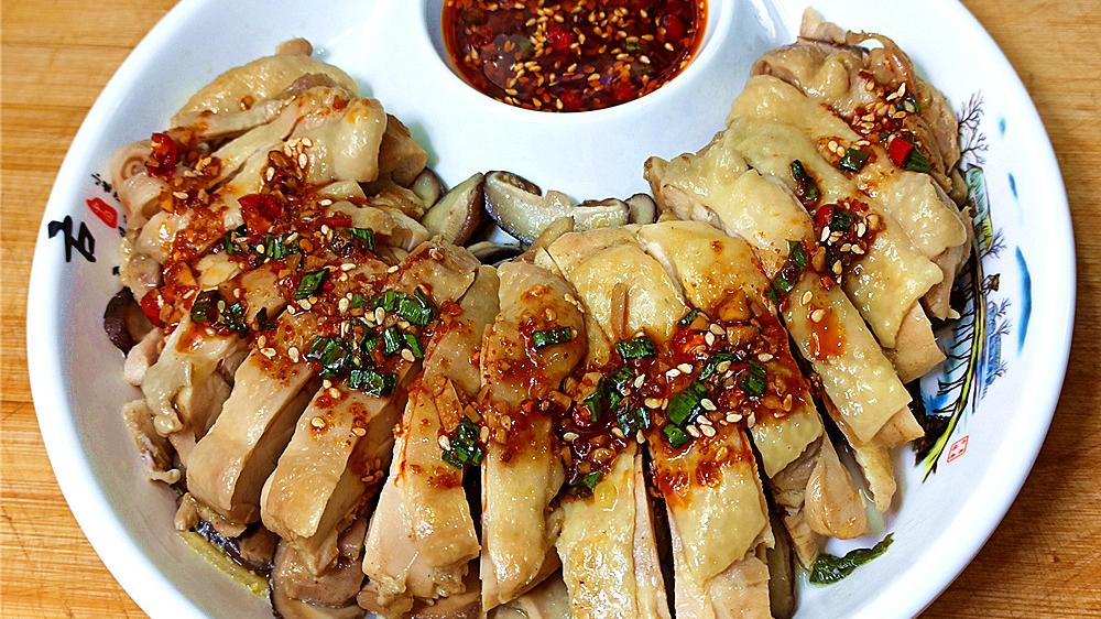 奶茶|香菇盐焗蒸鸡，鲜香味美，口感筋道，特别好吃的下饭下酒菜