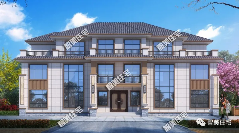 我们全家都热爱中国风，哪怕是在老家盖一栋房子，也要选这种风格